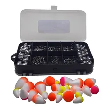 Kit Pesca Esportiva Estojo Premium Anzol Chumbo Girador Boia Foto  mini 1