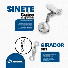 Kit Pesqueiro Chumbada Anzol Giradores Boias Linha E Sino Foto mini  3