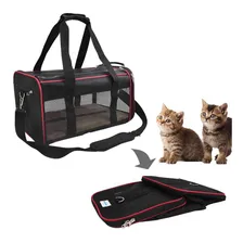Kit Pet Bolsa Viagem Transporte Luva Cinto Comedouro Retráti Foto mini 1