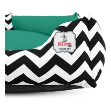 Kit Pet Cama Para Cachorro Gato 70x70 + Mantinha Pet Soft Cor Chevorn Cancun Foto mini  3