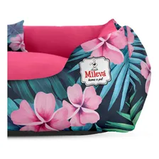 Kit Pet Cama Para Cachorro Gato 70x70 + Mantinha Pet Soft Cor Floratta Foto mini  3