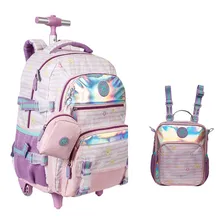 Kit Petit Sweet Dreams 1 Mochila C/rodinhas - Lancheira Foto mini 1