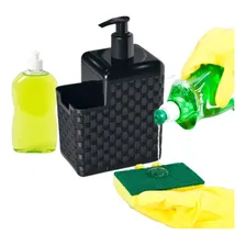Kit Pia Organizador Lixeira Rodinho Porta Detergente Bucha Foto mini 3