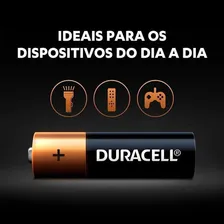 Kit Pilha Duracell Alcalina Cartela Aa 16 + Aaa 16 Alcalina Foto mini 2