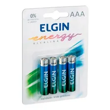 Kit Pilhas Alcalinas Elgin Aaa Foto  mini 1