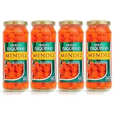 Kit Pimenta Biquinho Em Conserva Mendez 300g 04 Vidros Foto  mini 1