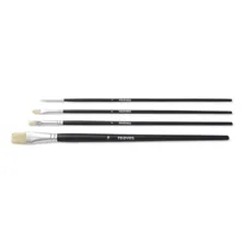 Kit Pincéis Pintura Tinta Oleo Bisnagas Grandes Telas Foto mini  3