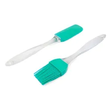 Kit Pincel E Espatula Em Silicone Para Cozinha Utensilios Foto mini 1