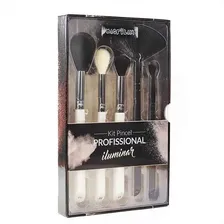 Kit Pincel Macrilan Profissional Iluminar com 5 - WB900 Foto  mini 1