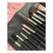 Kit Pincel Maquiagem 12 Pinceis Profissional + Nécessaire Cor Preto Foto mini  3