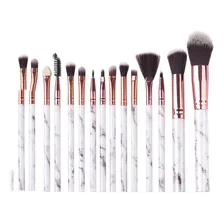 Kit Pincel Maquiagem Profissional 15 Pincéis Macio Durável Foto mini 1