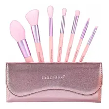 Kit Pincel Maquiagem Profissional Macrilan Go Party Estojo Foto mini 4