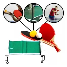 Kit Ping Pong TĂȘnis De Mesa - 2 Raquetes + 3 Bolas + 1 Rede Foto mini 1
