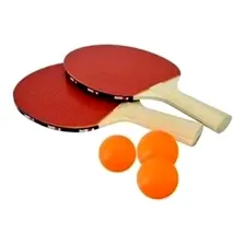 Kit Ping Pong TĂȘnis Mesa Com 2 Raquetes E 3 Bolinhas Foto mini 1