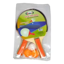 Kit Ping Pong TĂȘnis Mesa Com 2 Raquetes E 3 Bolinhas Foto mini 4