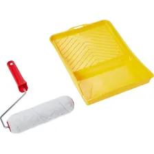 Kit Pintura Parede 3 Peças Bandeja Rolo Garfo 23cm Atlas Foto mini 2