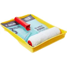 Kit Pintura Parede 3 Peças Bandeja Rolo Garfo 23cm Atlas Foto mini 3