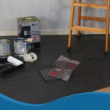 Kit Pintura Parede Rolo Lã Bandeja Lixa Pincel Lona Trincha Foto mini  2