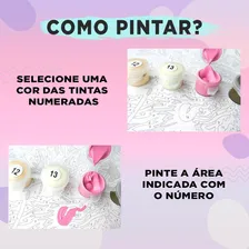 Kit Pintura TerapĂȘutica Flores OrquĂdeas - Pintura Numerada Foto mini 3