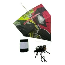 Kit Pipeiro Pipa 50 Cm + Rabiola + Linha Foto mini 3