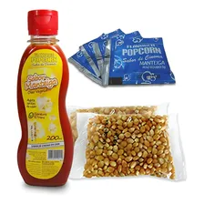 Kit Pipoca 200g Milho-贸leo De Manteiga-05 Sach锚s De Manteiga Foto mini 1