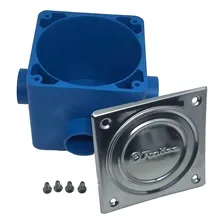 Kit Piscina 5 Caixa De Passagem Pooltec Com Tampa Em Inox Foto mini 2