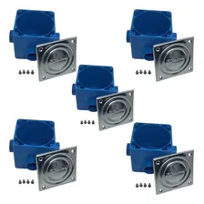 Kit Piscina 5 Caixa De Passagem Pooltec Com Tampa Em Inox Foto mini 1