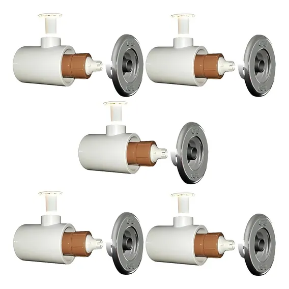 Kit Piscina 5 Dispositivos Hidromassagem Inox Pratic Foto 1