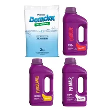 Kit Piscina Sulfato Alumínio, Algicida, Clarificante, Phmais Foto  mini 1