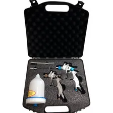 Kit Pistolas De Pintura Wimpel Mp260 E Mp262 Com Maleta Cor Cinza Foto mini 1