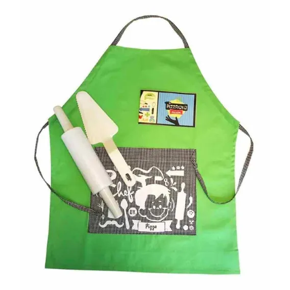 Kit Pizzaiolo Mirim - Verde - Teliê Brinquedos Foto 1