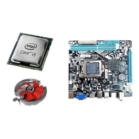 Kit Pl Mãe H110 + Processador I3 7100 + Cooler Foto 1