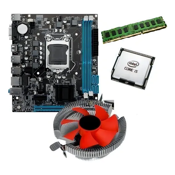 Kit Pl Mãe H61 + Processador I5 3470 + Memoria 4 Gb Ddr3 Foto 1