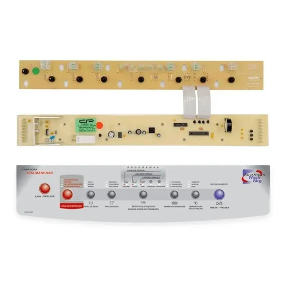 Kit Placa CompatÃvel Lavadora Brastemp Bwt08a Tira Mancha 110v/220v (bivolt) Foto 1