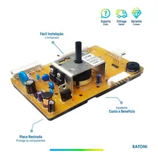 Kit Placa Interface + PotĂȘncia Lavadora Electrolux 15k Lt15f 110v/220v Foto mini 2