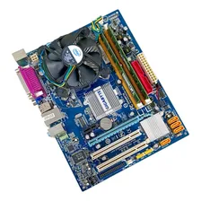 Kit Placa Mae 775 + Intel Core 2 Duo + Memoria 4gb Ddr2 Cor Verde Foto  mini 1