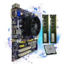 Kit Placa Mãe Foxconn Pentium G870 + Memoria 4gb + Cooler Cor Azul Foto mini 2