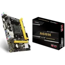 Kit Placa Mae Mb Biostar Fm2/+ A68mhe A4 6300 + 4gb Memoria Foto mini  2