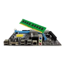 Kit Placa M茫e 775 G41 + 4gb De Mem贸ria Ddr3 1333mhz Nova Cor Preto Foto mini 1