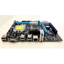 Kit Placa M茫e 775 G41 + 4gb De Mem贸ria Ddr3 1333mhz Nova Cor Preto Foto mini 2