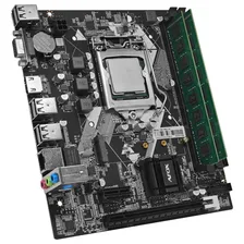 Kit Placa Mãe H61 + Processador Intel Core I5 + Ram 8gb Ddr3 Foto  mini 1
