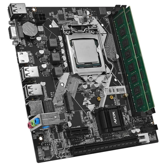 Kit Placa Mãe H61 + Processador Intel Core I5 + Ram 8gb Ddr3 Foto 1