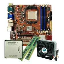 Kit Placa Mãe Sm3330 Amd Phenom Ii X2 565 Ddr3 4gb Foto mini 1