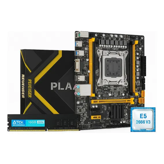 Kit Placa Mãe Xeon 2666v3 16gb Ddr4 2133mhz Matx Cor Kit 2660v3 16gb Ddr4 Foto 1