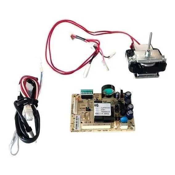 Kit Placa Sensor Ventilador Refrigerador Electrolux Df46/49 Foto 1