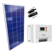 Kit Placa Solar 340w 30a Mppt Shiner Display Foto  mini 1