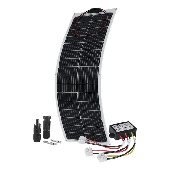 Kit Placa Solar 75w Controlador Mppt 10a 12v Foto 1