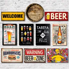 Kit Placas Decorativas Bebidas Mdf - 10 Placas Foto mini 4