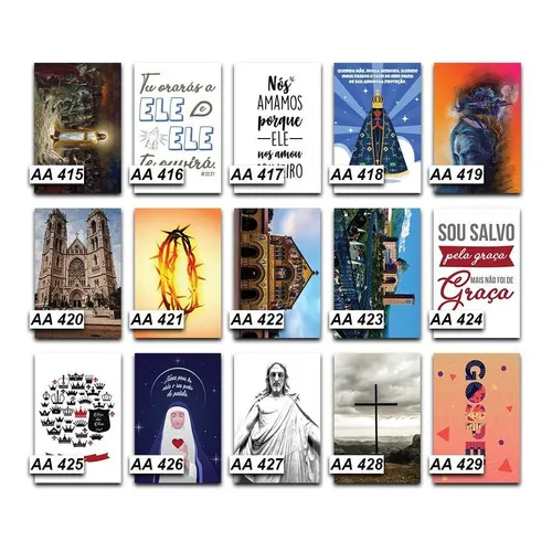 Kit Placas Quadros Decorativas 20 X 30 Religião 5 Unidades Foto 1