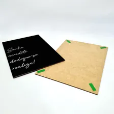 Kit Placas Quadros Decorativos 3 Peças Mdf - Sonhe, Acredite Foto mini 4
